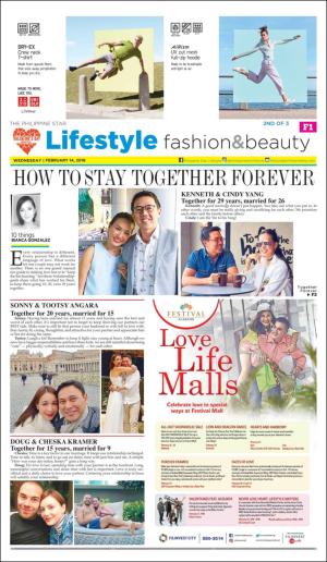 The Philippine Star Sunday Lifestyle 1st  2/14/18