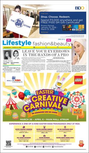The Philippine Star Sunday Lifestyle 1st  3/21/18