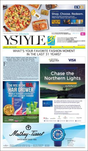 The Philippine Star Sunday Lifestyle 6th 7/28/17