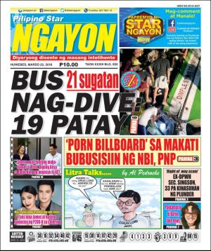 Pilipino Star Ngayon 3/22/18