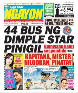 Pilipino Star Ngayon 3/25/18