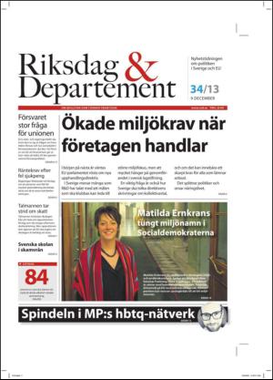 Riksdag och Departement 2013-12-09