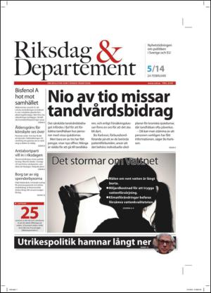 Riksdag och Departement 2014-02-24
