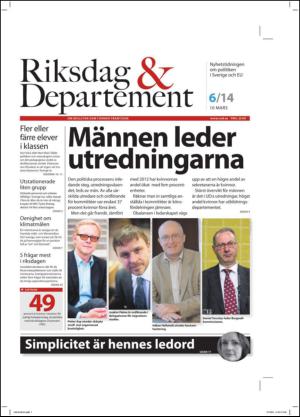 Riksdag och Departement 2014-03-10
