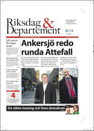 Riksdag och Departement 2014-03-31