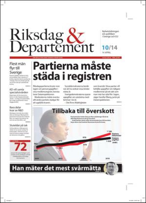 Riksdag och Departement 2014-04-14