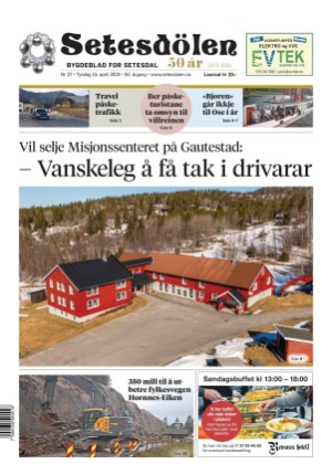 Setesdølen 15.04.25