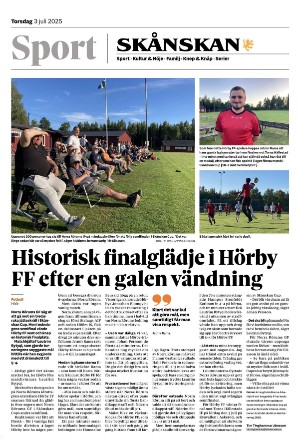 Skånska Dagbladet Section B 2025-07-03