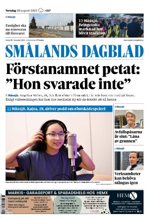 Smålands Dagblad 2025-08-28