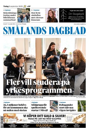 Smålands Dagblad 2025-09-09