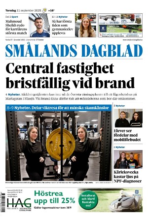 Smålands Dagblad 2025-09-11