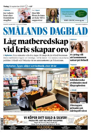 Smålands Dagblad 2025-09-16