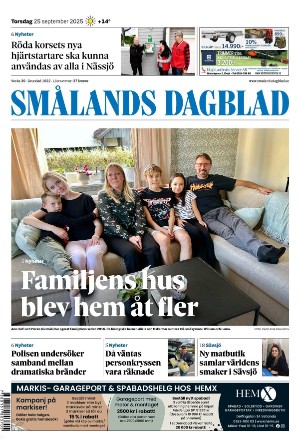 Smålands Dagblad 2025-09-25
