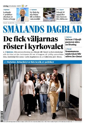 Smålands Dagblad 2025-10-18