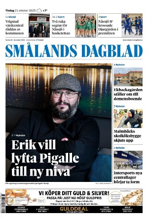 Smålands Dagblad 2025-10-21