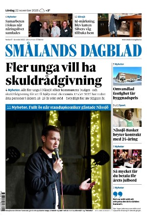Smålands Dagblad 2025-11-22