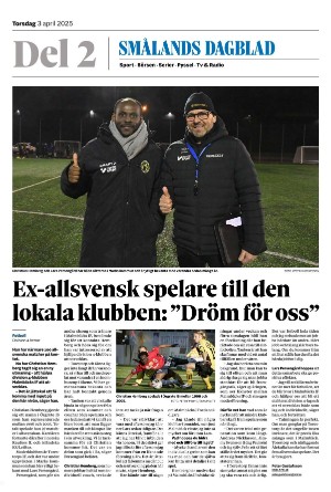 Smålands Dagblad Del2 2025-04-03