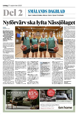 Smålands Dagblad Del2 2025-09-27