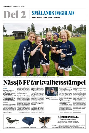 Smålands Dagblad Del2 2025-11-27