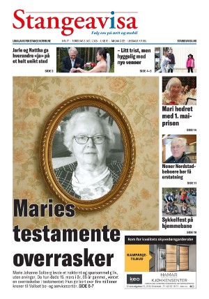 Stangeavisa 08.05.25