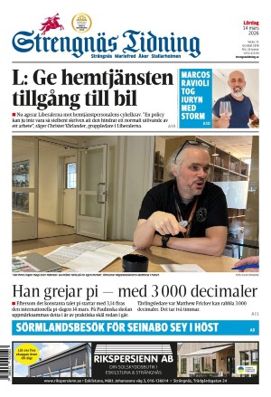 Strengnäs Tidning 2026-03-14