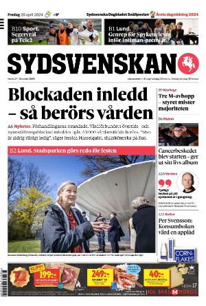 Sydsvenska Dagbladet - Lund 2024-04-26
