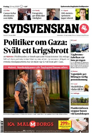 Sydsvenska Dagbladet - Malmø 2025-05-23