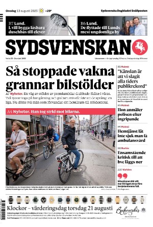 Sydsvenska Dagbladet - Malmø 2025-08-13