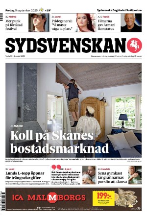 Sydsvenska Dagbladet - Malmø 2025-09-05