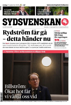 Sydsvenska Dagbladet - Malmø 2025-09-27