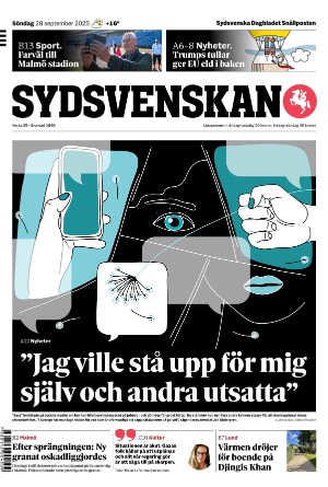 Sydsvenska Dagbladet - Malmø 2025-09-28