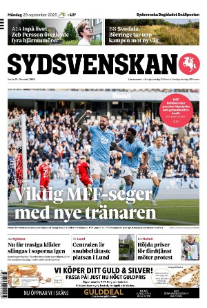 Sydsvenska Dagbladet - Malmø 2025-09-29