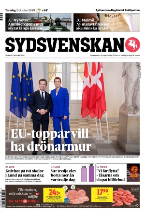 Sydsvenska Dagbladet - Malmø 2025-10-02