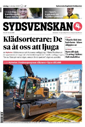 Sydsvenska Dagbladet - Malmø 2025-10-04