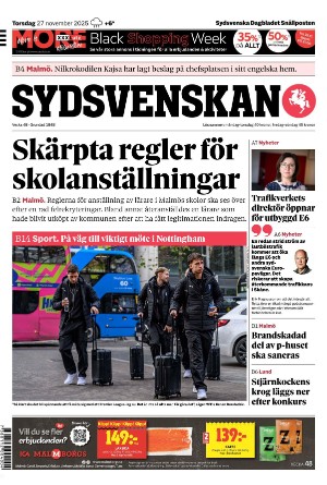 Sydsvenska Dagbladet - Malmø 2025-11-27