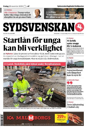 Sydsvenska Dagbladet - Malmø 2025-11-28