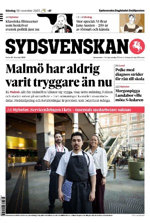 Sydsvenska Dagbladet - Malmø 2025-11-30