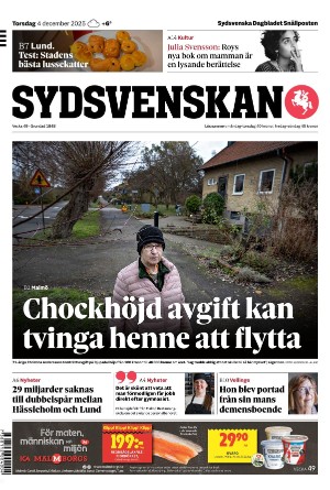 Sydsvenska Dagbladet - Malmø 2025-12-04