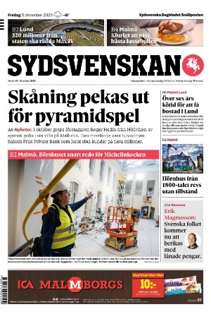 Sydsvenska Dagbladet - Malmø 2025-12-05