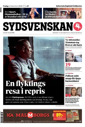 Sydsvenska Dagbladet - Malmø 2025-12-12