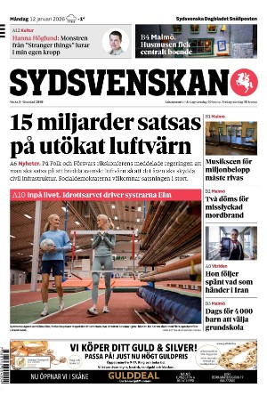 Sydsvenska Dagbladet - Malmø 2026-01-12