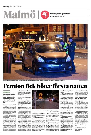 Sydsvenska Dagbladet - Malmø Section B 2025-04-30
