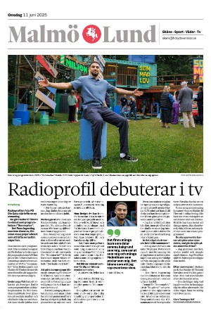 Sydsvenska Dagbladet - Malmø Section B 2025-06-11