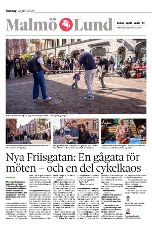 Sydsvenska Dagbladet - Malmø Section B 2025-06-12