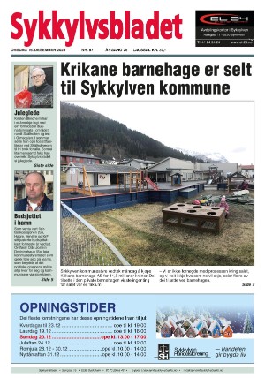 Sykkylvsbladet 16.12.20