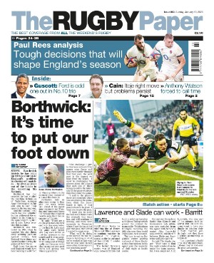 The Rugby Paper 1/19/25