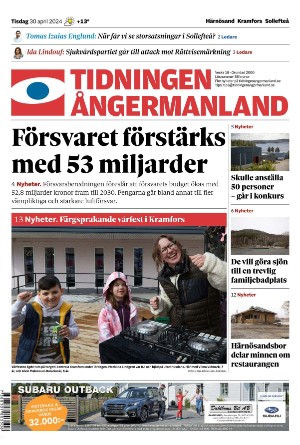 Tidningen Ångermanland 2024-04-30