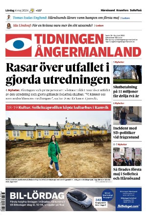 Tidningen Ångermanland 2024-05-04