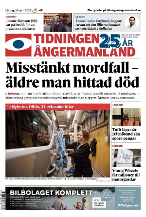 Tidningen Ångermanland 2025-04-26
