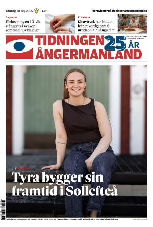 Förstasida Tidningen Ångermanland